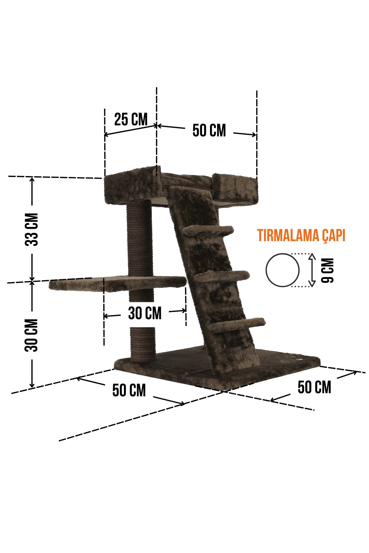 Doha Tırmalamalı Kedi Evi