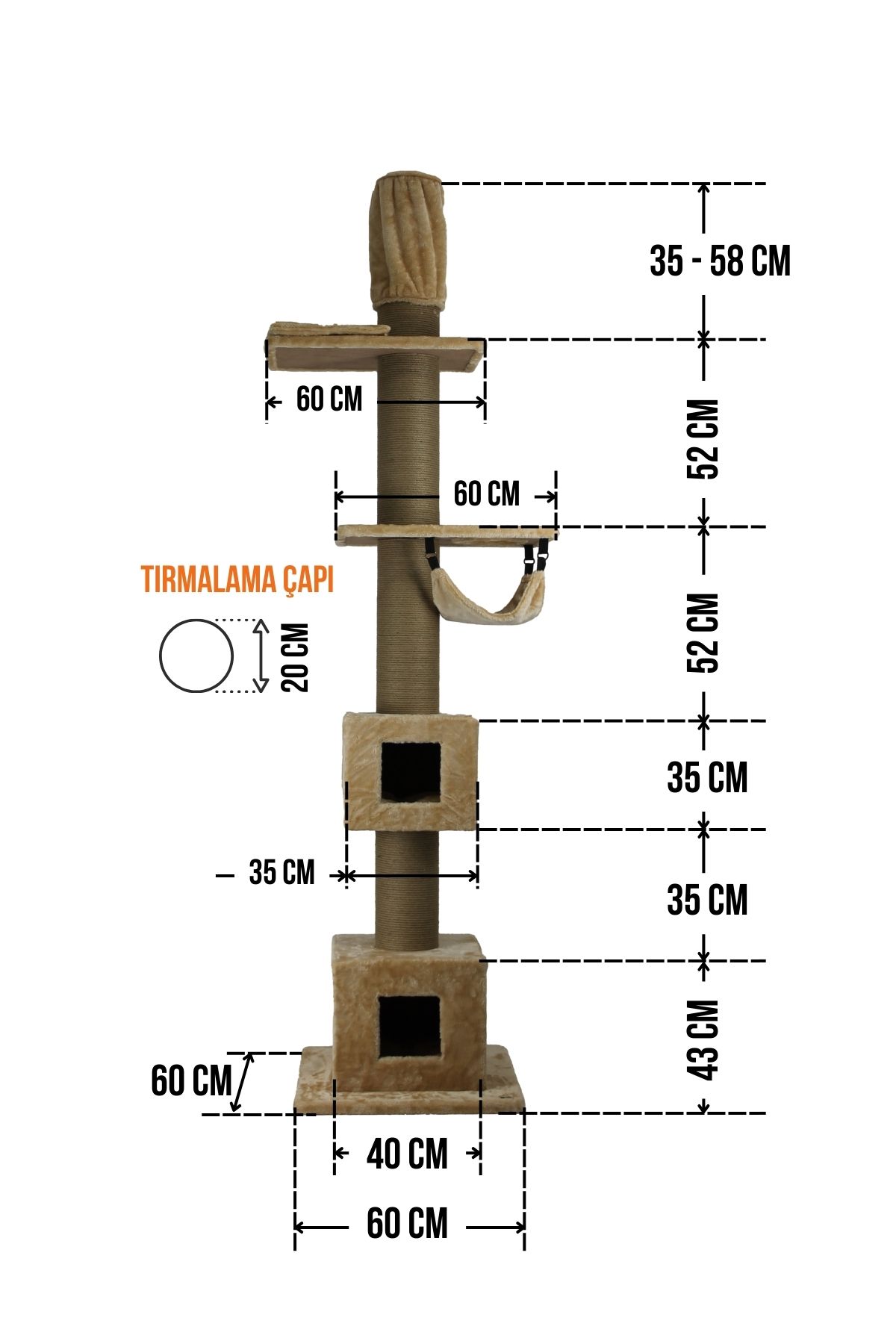 Münih Tırmalamalı Kedi Evi