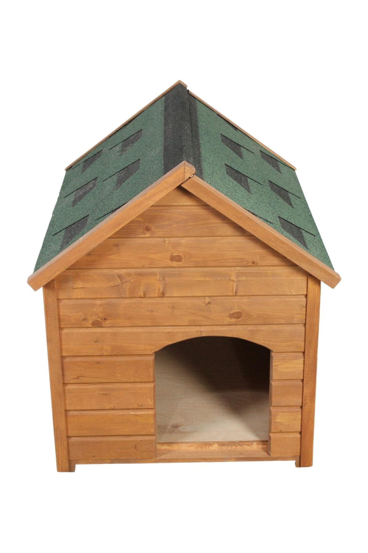 Isı Yalıtımlı, Demonte Ahşap Köpek Kulübesi - LARGE (70x100x95)