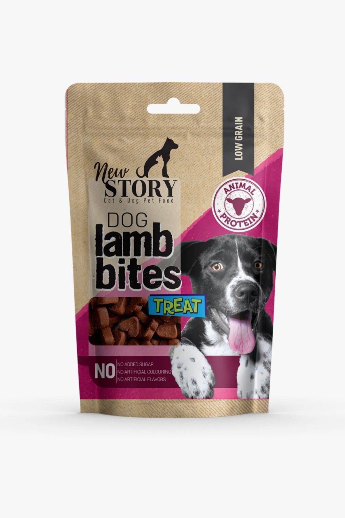 New Story Dog Lamb Bites 80 Gr. | Kuzu Etli Köpek Ödül Maması