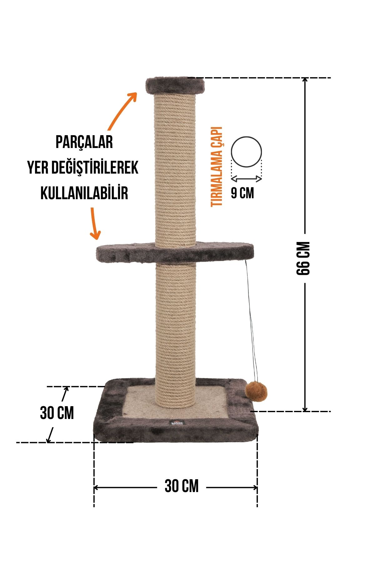 Tekli Tırmalama No1 (66 cm)