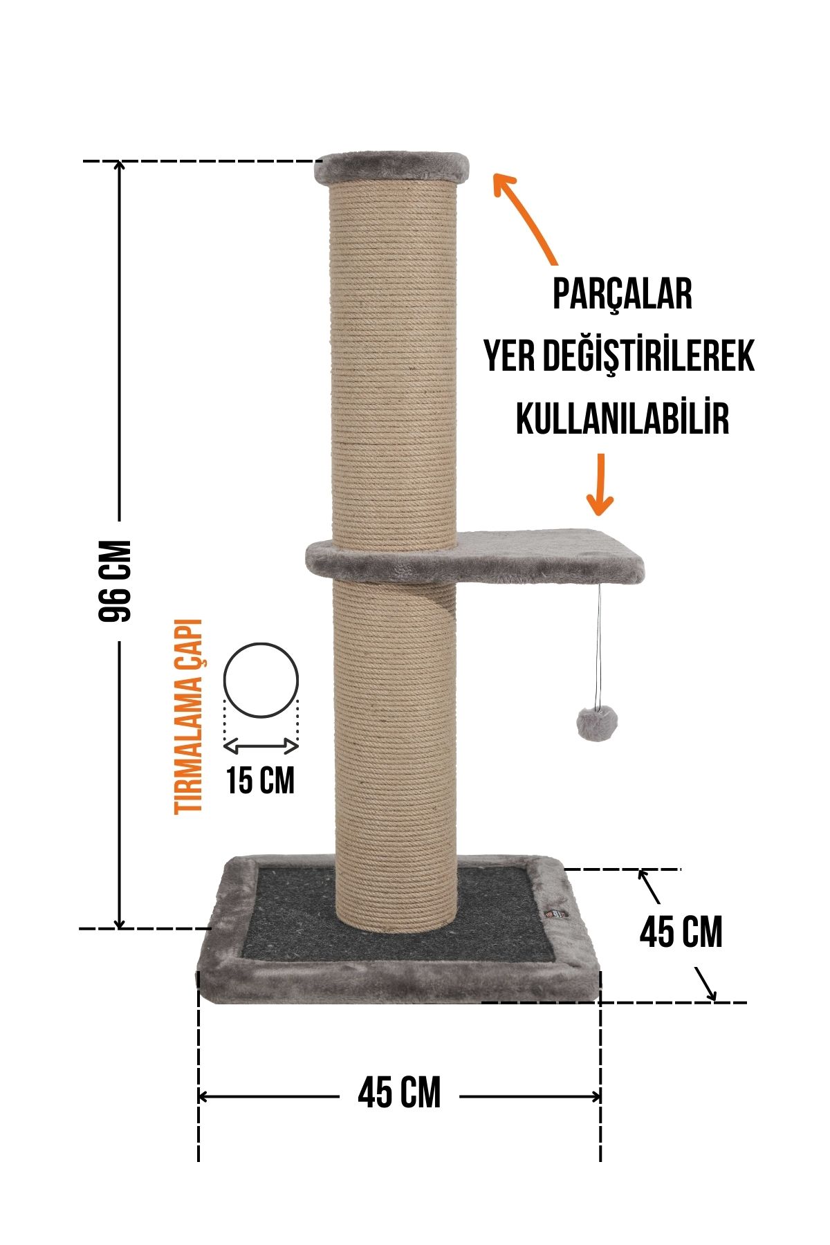 Tekli Tırmalama No4 (96 cm)