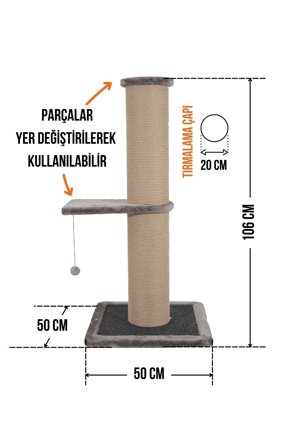TEKLİ TIRMALAMA NO5  (106 CM)