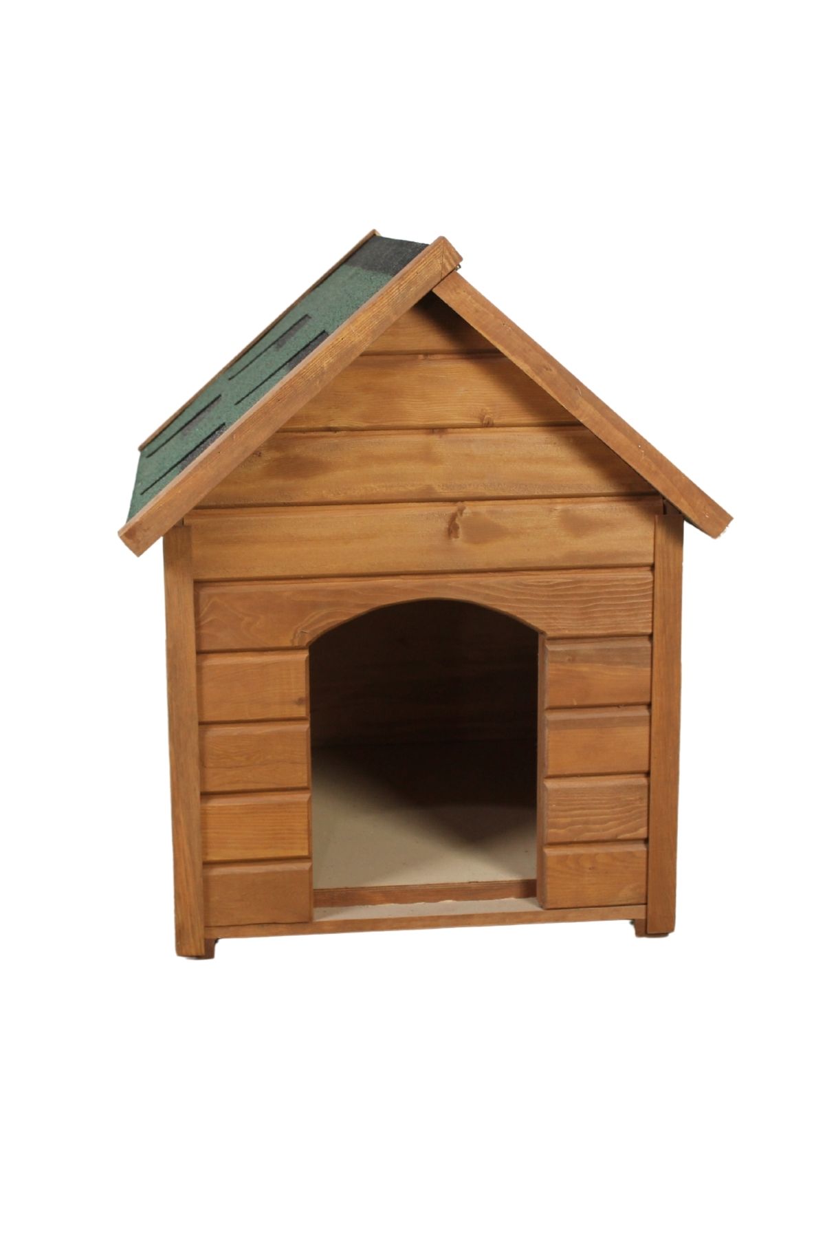 Isı Yalıtımlı, Demonte Ahşap Köpek Kulübesi - MEDIUM (60x80x75)