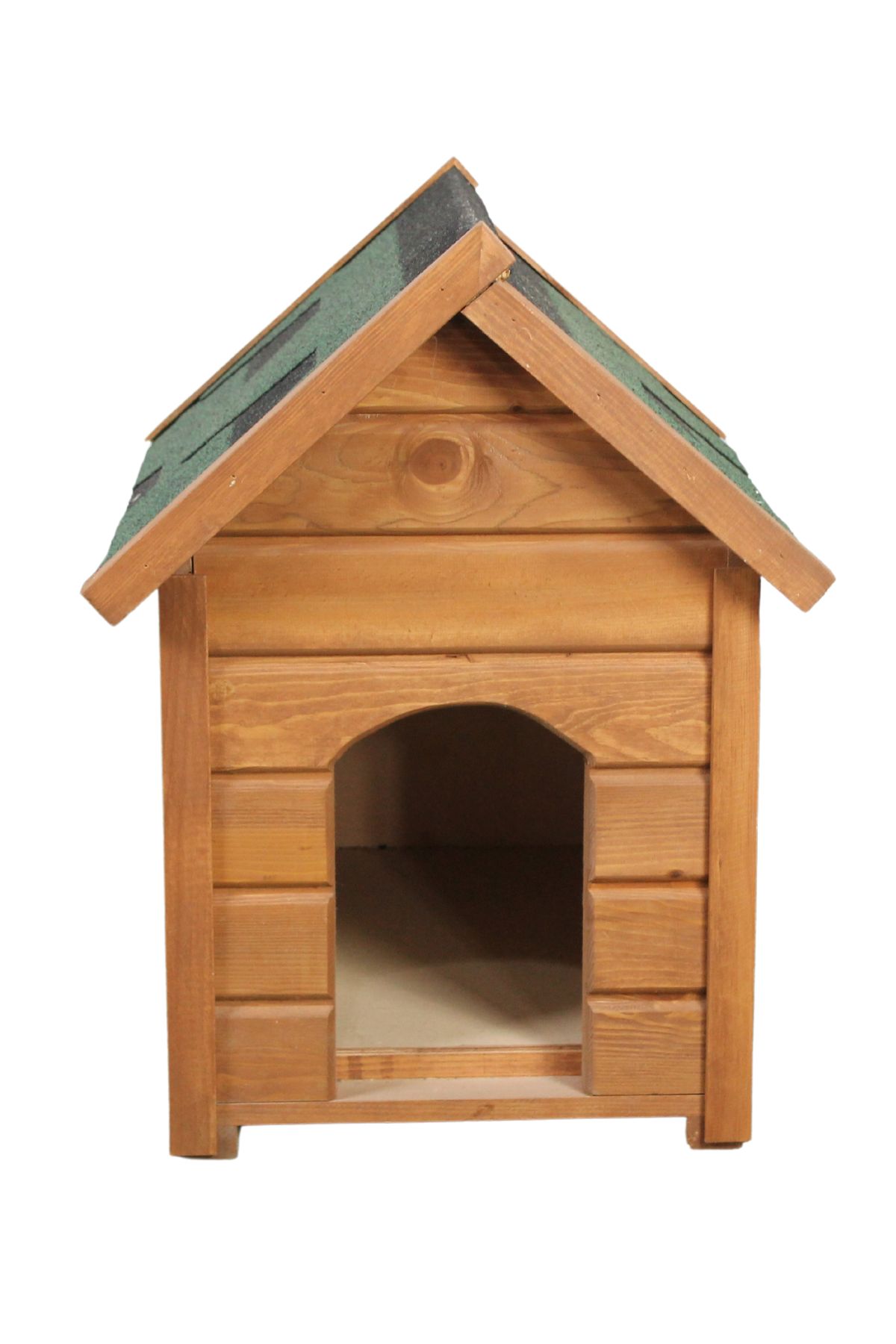 Isı Yalıtımlı, Demonte Ahşap Köpek Kulübesi - SMALL (40x70x65)