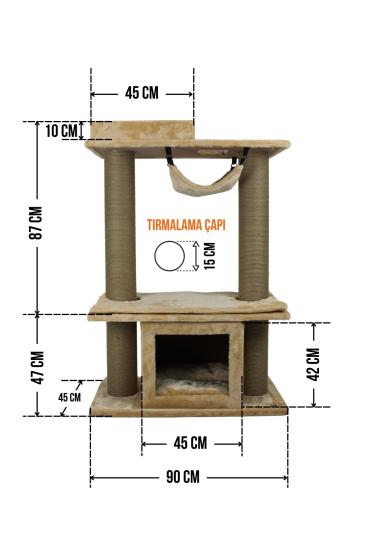 Montpellier | Tırmalamalı Kedi Evi